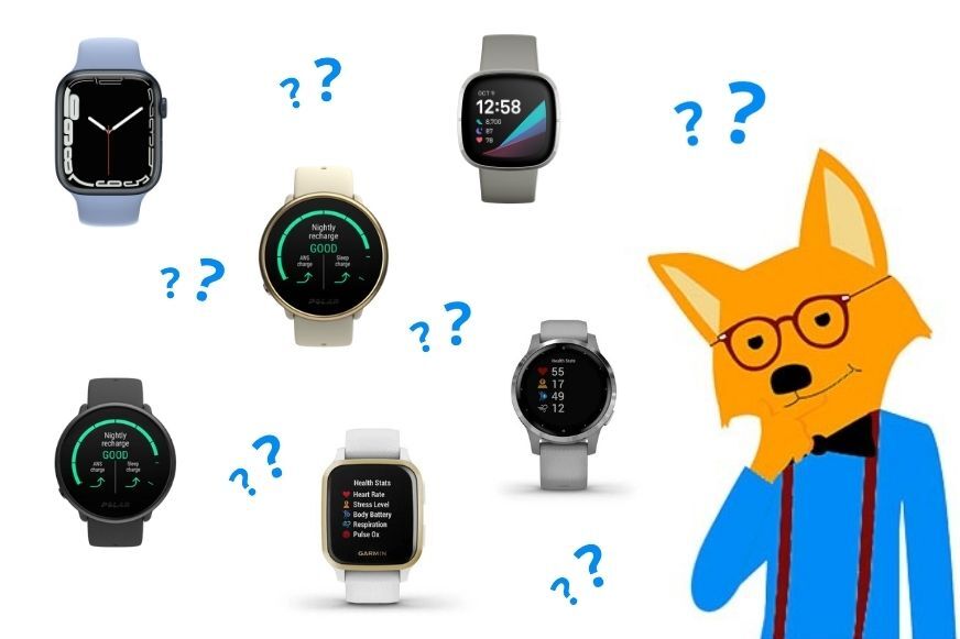 Вы можете увидеть различные фитнес-часы для женщин и Smarthome Fox.